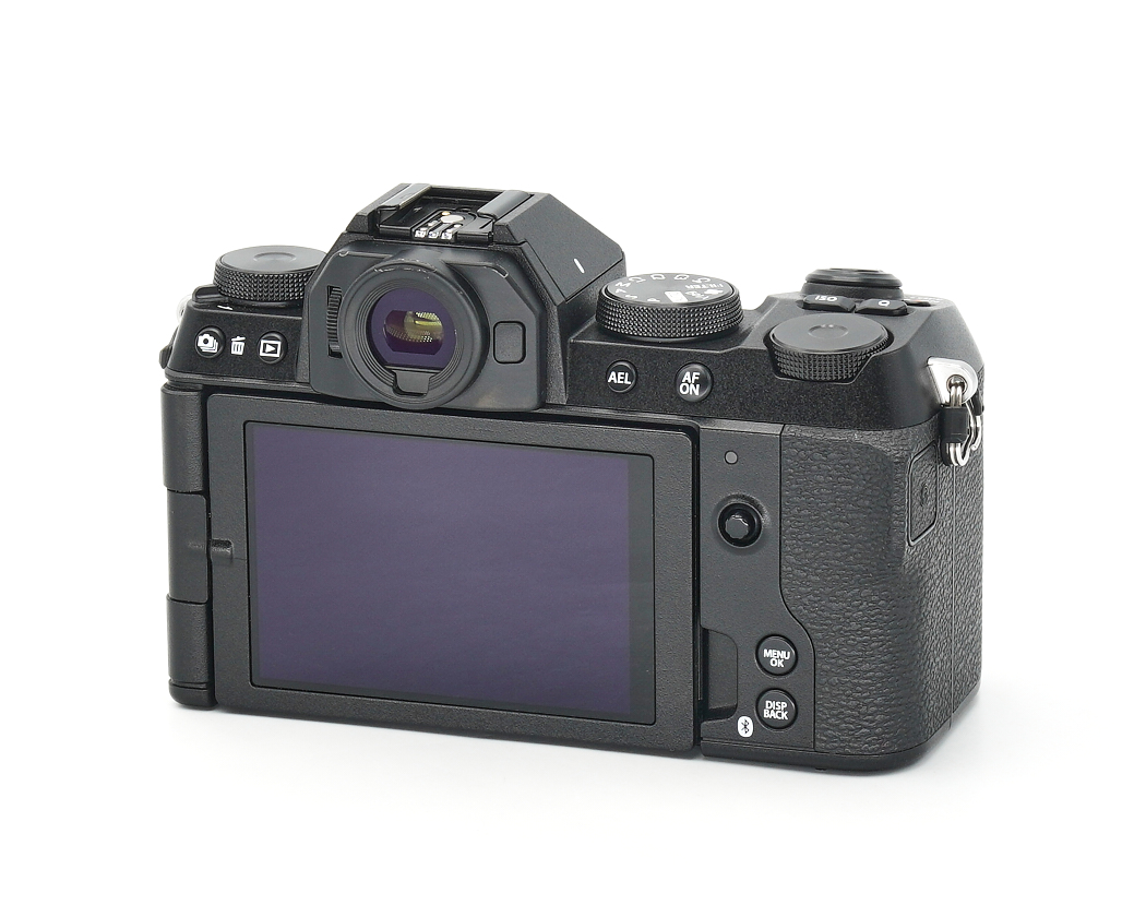 Digitale Kamera, Spiegellose Kamera, LCD-Bildschirm, Schwarz, Bedienelemente oben