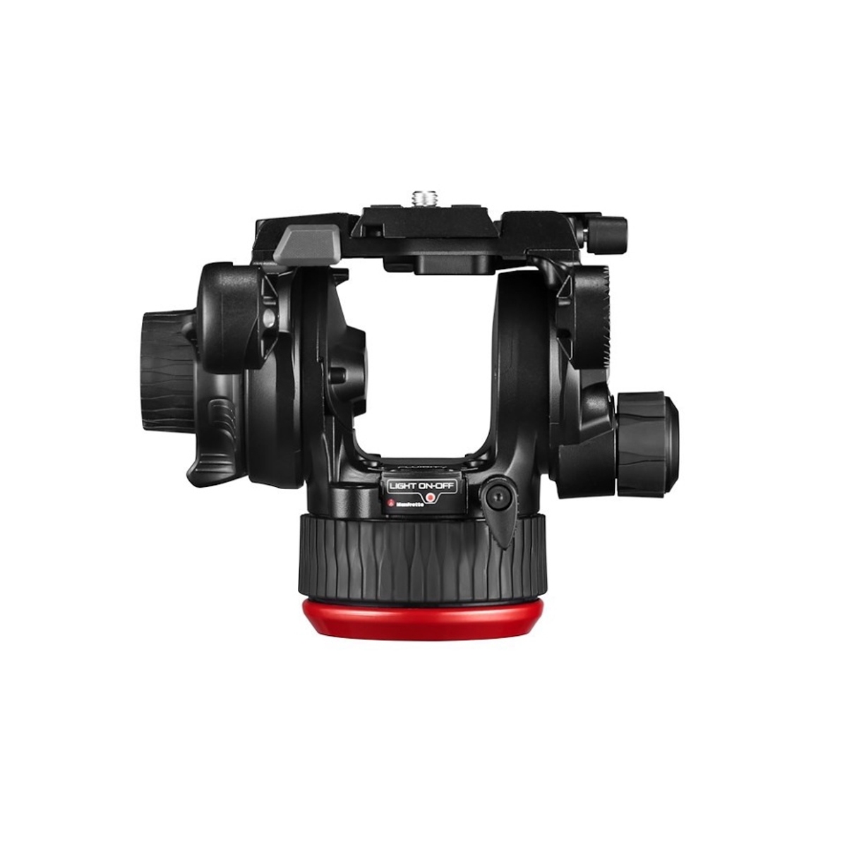 Manfrotto 504 Fluid-Videokopf mit Alu- Doppelrohr Stativ