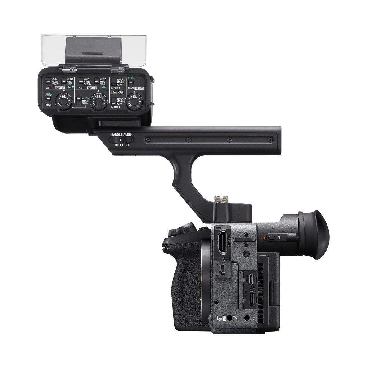 Sony FX2 + XLR-Griff Cinema Line Vollformat-Wechselobjektivkamera