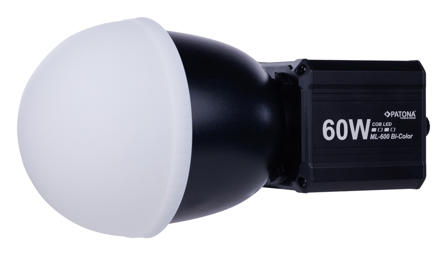 PATONA Premium LED professionelles Fotolicht Videolicht LED 60W COB ML-600 inkl. Tragetasche