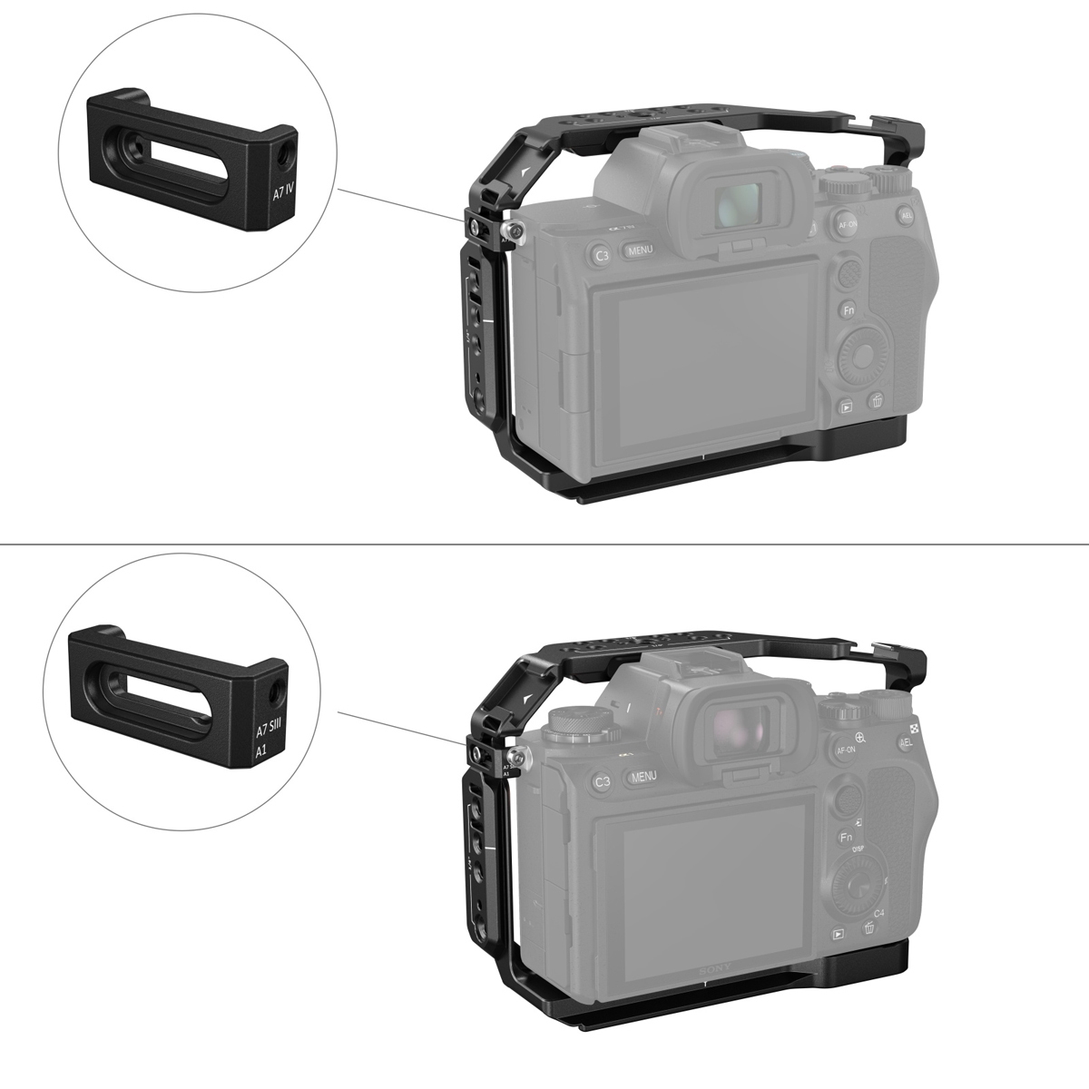 SmallRig 3668B Basic Kit für Sony Alpha 7R V / Alpha 7 IV / Alpha 7SIII