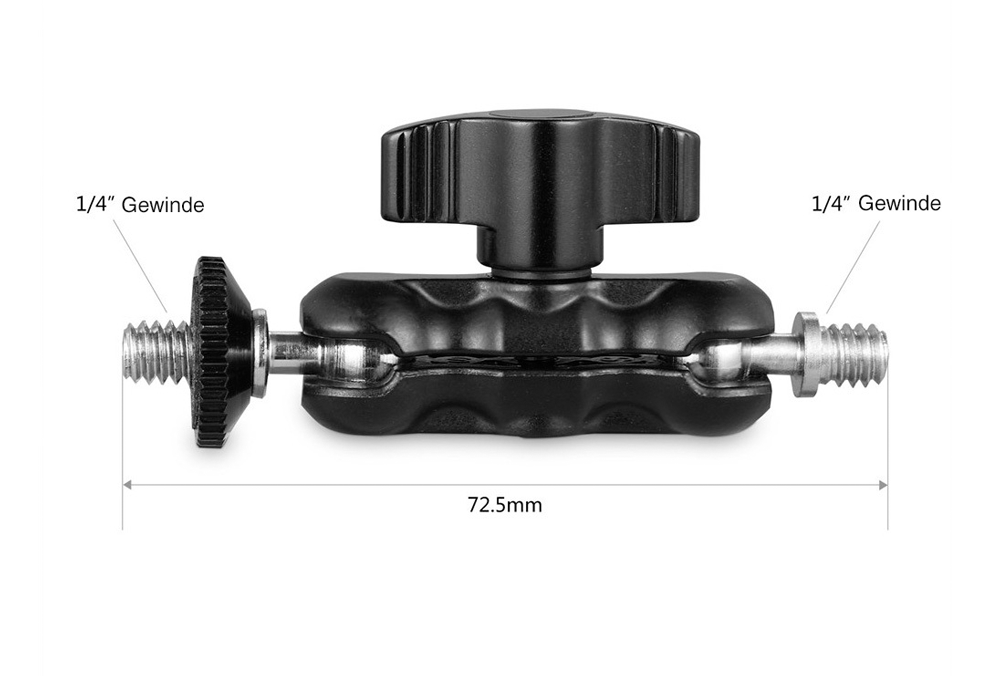 SmallRig 2158 Magic Arms mit 2er Pack Ballheads
