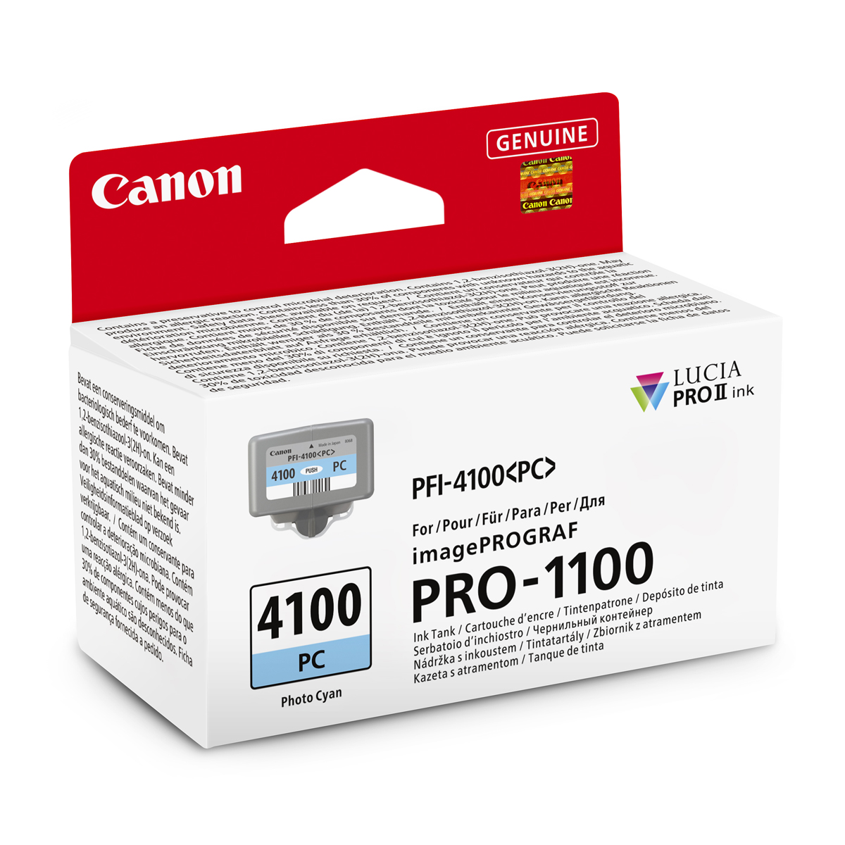 Canon Tinten, Foto Cyan, PRO-1100, Tintentank, Tintenpatrone