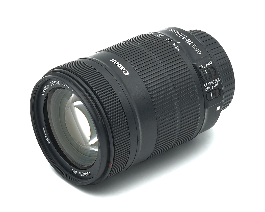 Objektiv, Canon-Objektiv, EF-S 18-55, Zoom-Objektiv, schwarz