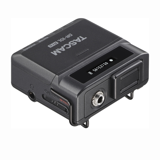 Tascam DR-10L Pro 32-Bit-Float Audio- Recorder mit Lavalier-Mikrofon