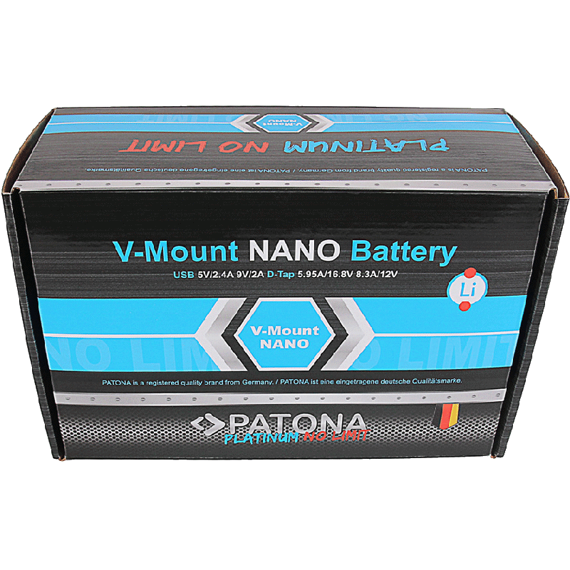 PATONA Platinum NANO V-Mount 189Wh Akku für Sony