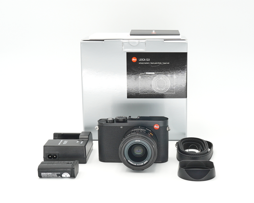 Leica Q3 schwarz 19080 wie neu, org.-verpackt #49633**