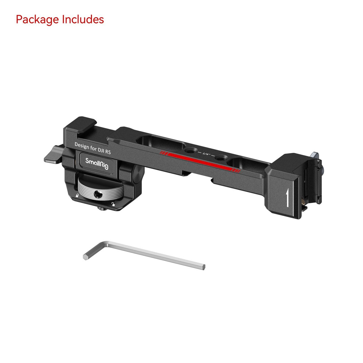 SmallRig 3026B Monitorhalterung mit Nato Klemme für DJI RS / RSC Serie