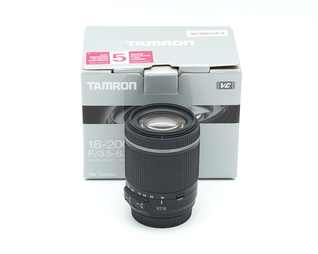 Objektiv, Tamron Objektiv, 18-200mm, Blende f/3.5-6.3, für Canon