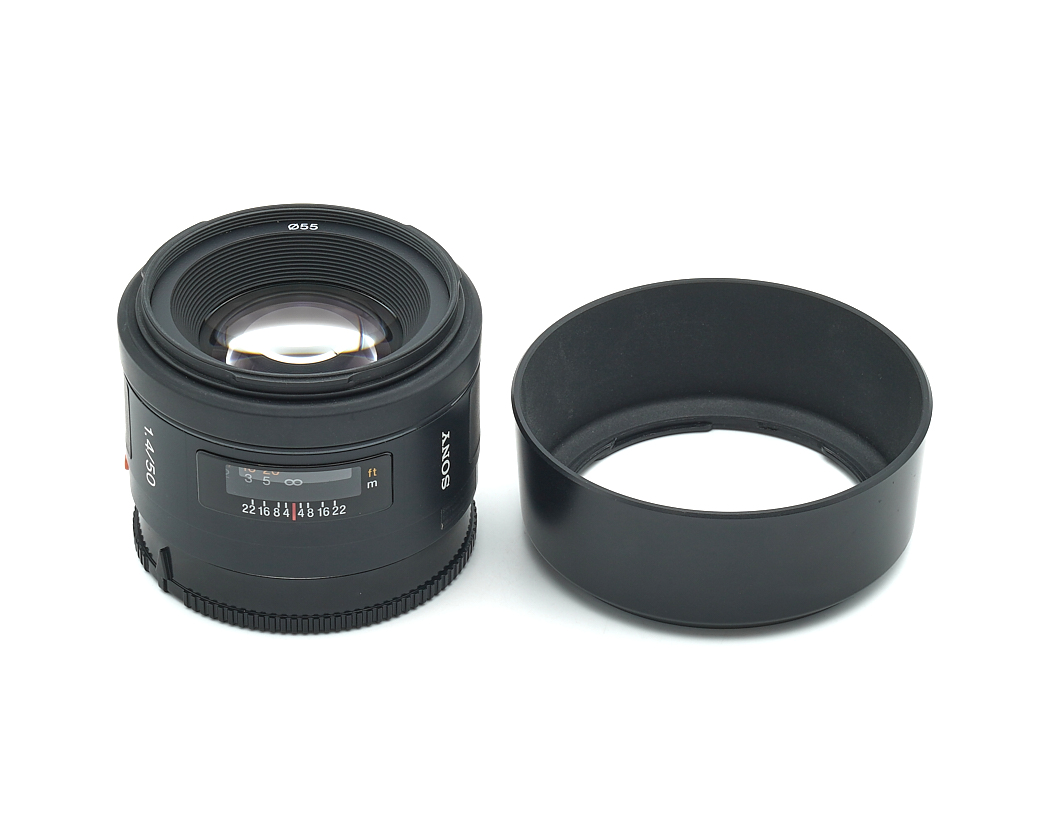 Objektiv, 50mm Objektiv, manueller Fokus, Sony, Mount Adapter