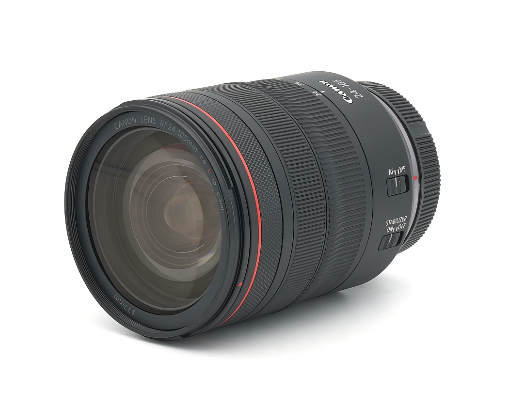 Objektiv, Canon-Objektiv, RF 24-105mm-Objektiv, Zoomobjektiv, schwarz