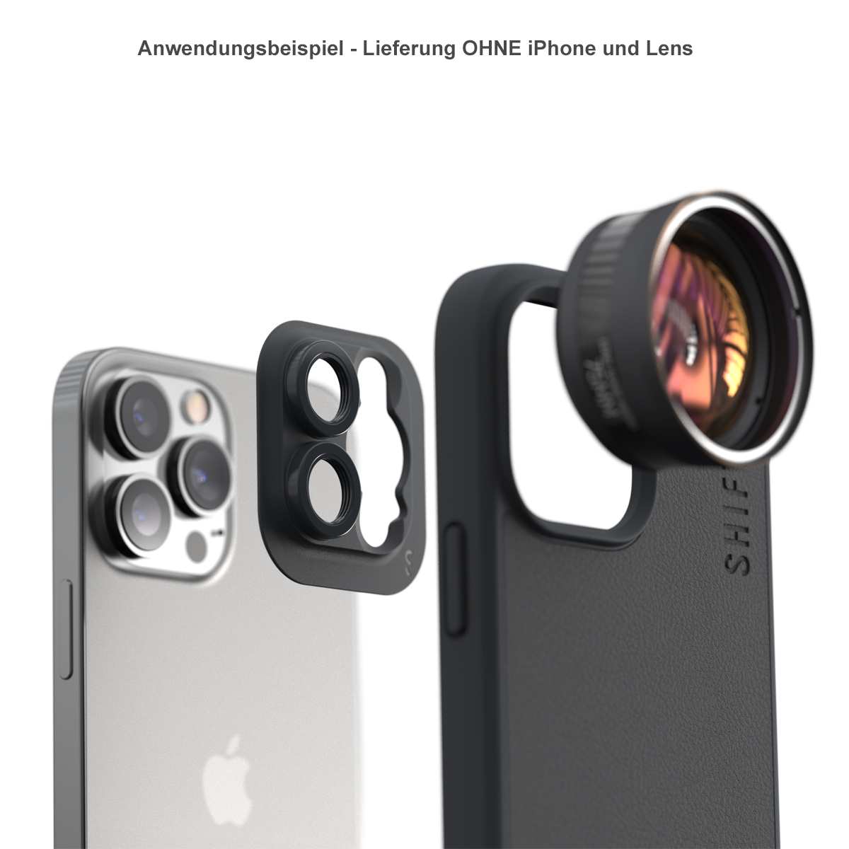 ShiftCam Smartphone Hülle für iPhone 13 Pro mit In-Case-Objektivhalterung