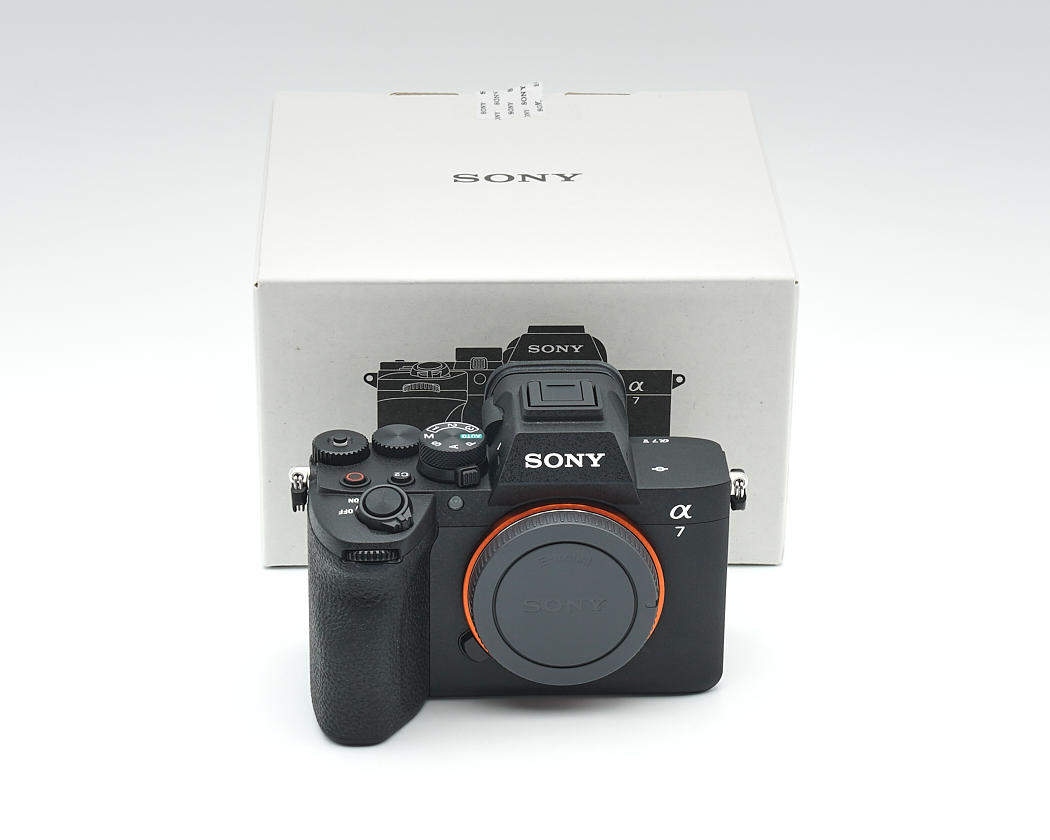 kamera, digital, Sony, A7, verpackung