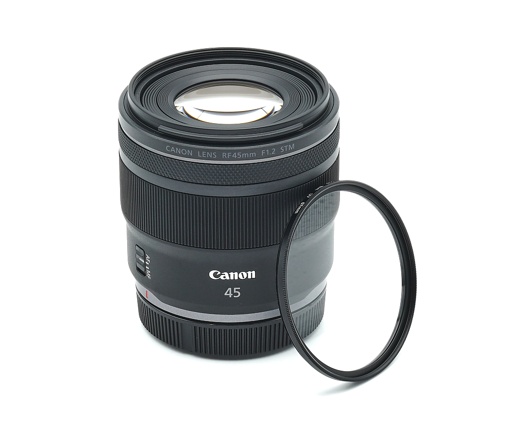 Objektiv, Canon 45mm, F1,2, Manueller Fokus, Linsendurchmesser