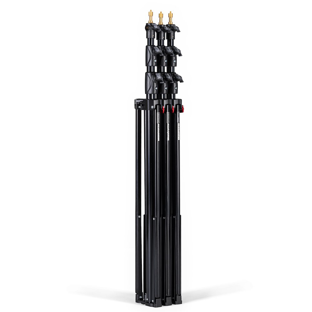 Manfrotto Ranker 3er-Set Alu Leuchten- Stativ mit