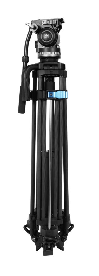 Sirui SQ75 Carbon Videostativ + VHS10 Fluid Videoneiger