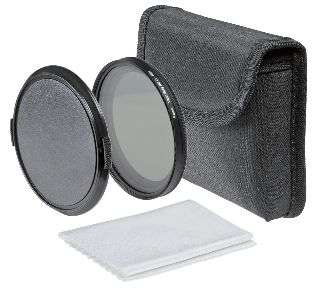 Kaiser Vario-Graufilter ND2x-400x 58mm inkl. Adapter 52mm + 55mm