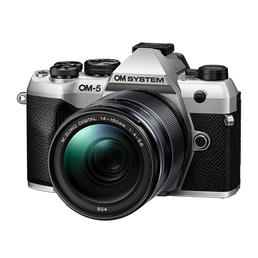 OM SYSTEM OM-5 II silber + M. Zuiko Digital ED 14-150mm 4.0-5.6 II
