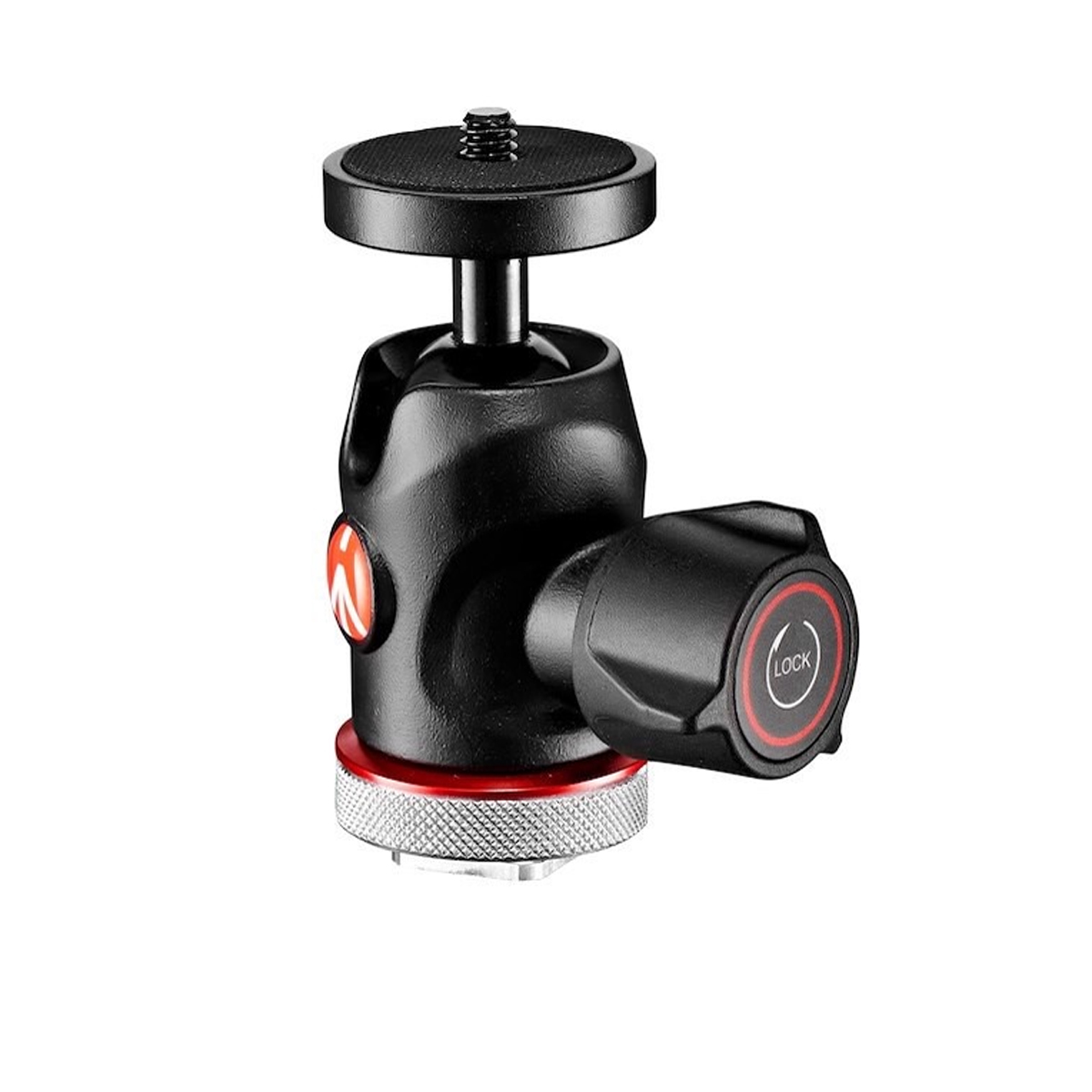 Manfrotto 492 Kugelkopf mit Blitzschuh für Kameras