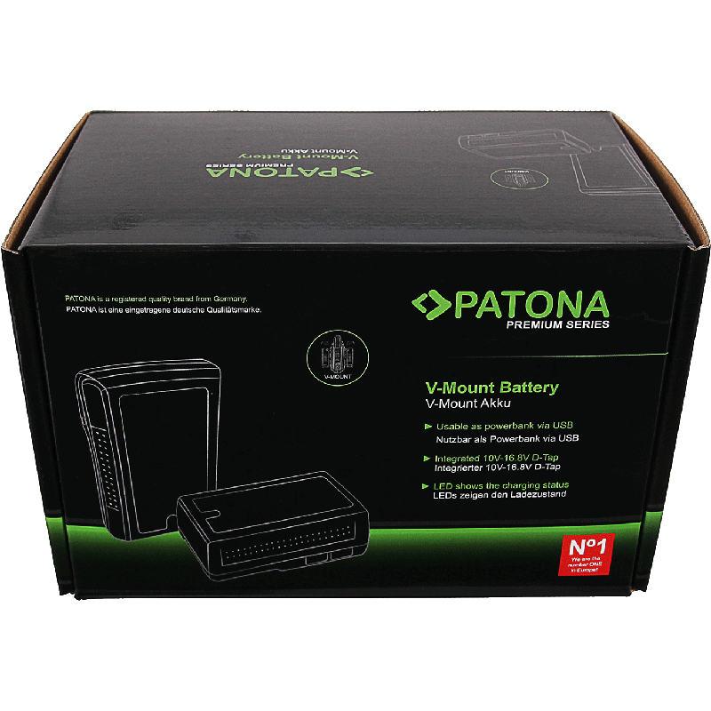 PATONA Premium V-Mount 225Wh Akku für Sony