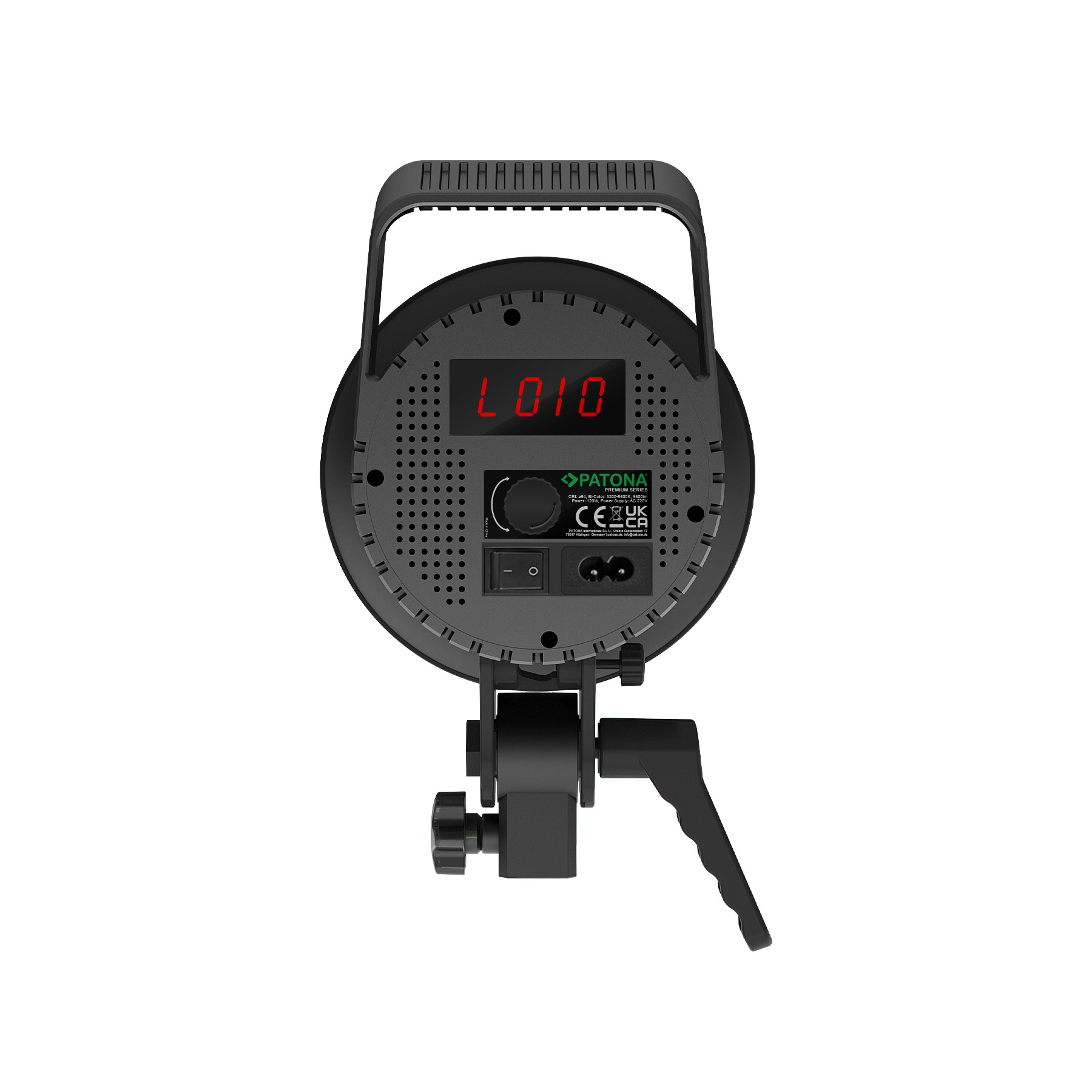 PATONA Premium LED professionelles Fotolicht Videolicht LED 120W COB ML-1200 inkl. Tragetasche