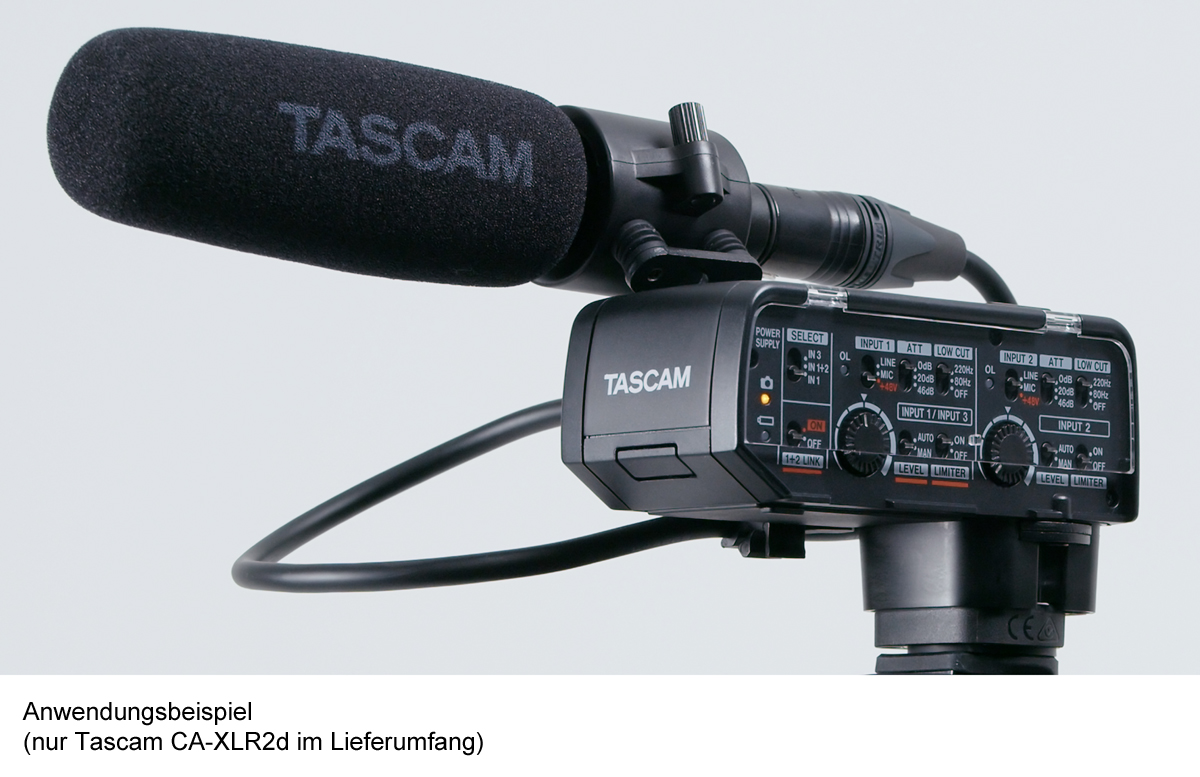 Tascam CA-XLR2d-AN XLR-Mikrofonadapter