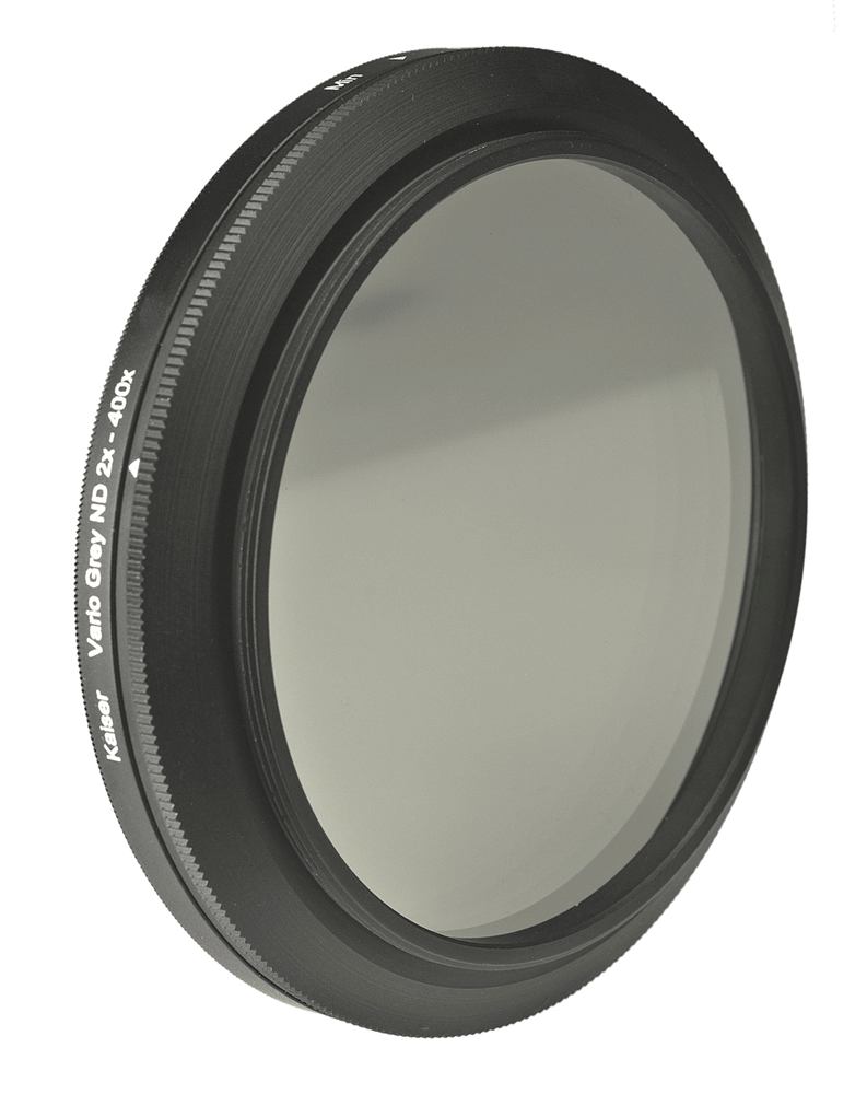 Kaiser Vario-Graufilter ND2x-400x 58mm inkl. Adapter 52mm + 55mm