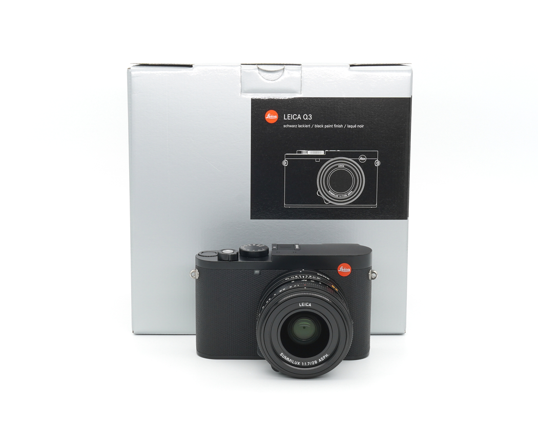 kaamera, kompakt, schwarz, objektiv, Leica