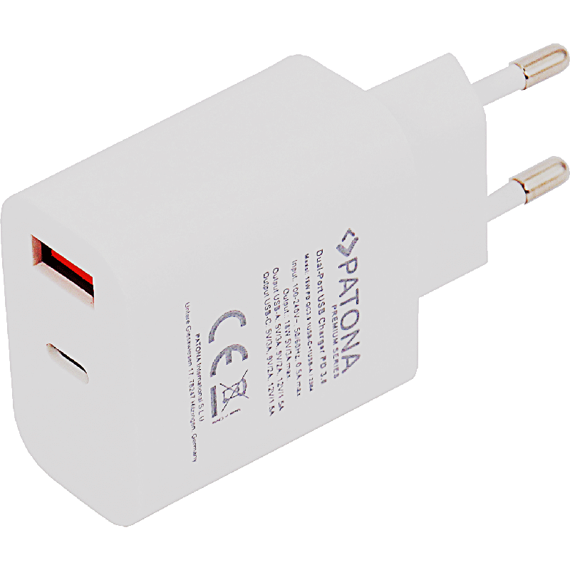 PATONA Premium Netzteil 18W Dual-Port USB