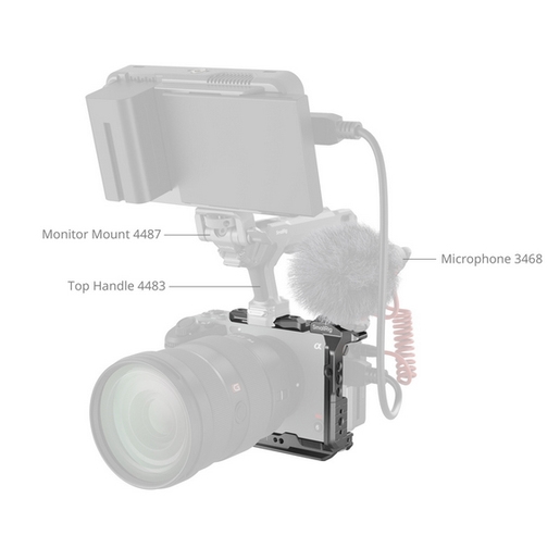 SmallRig 4772 HawkLock QR Half Cage für Sony FX3 / FX30